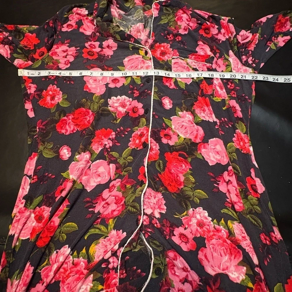 Victoria's Secret Floral Cozy Gown. Size M